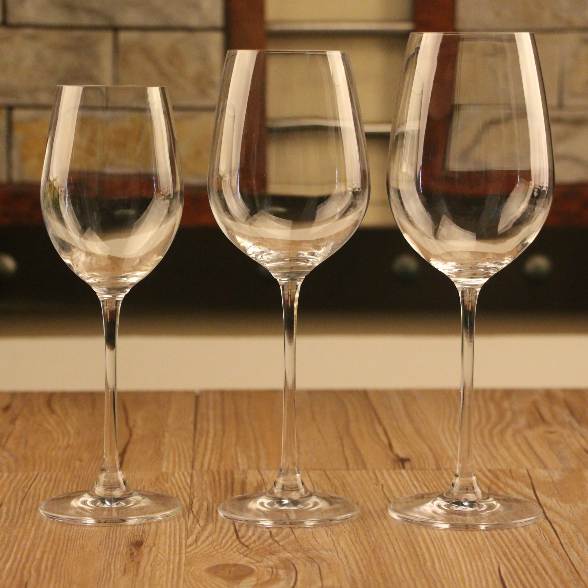 水晶玻璃葡萄酒杯 红酒杯 机制高脚杯 莱茵魅力博若莱酒杯