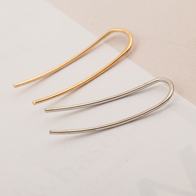 韩版时尚创意简约个性u型耳夹耳钉耳饰批发