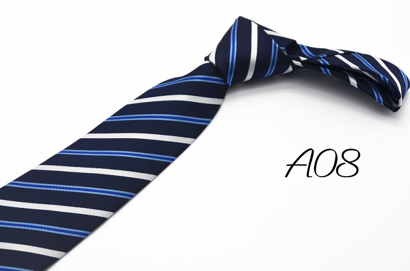 男士韩式窄版正装韩版商务结婚领带8cm 男式领带tie 职业撞色领带