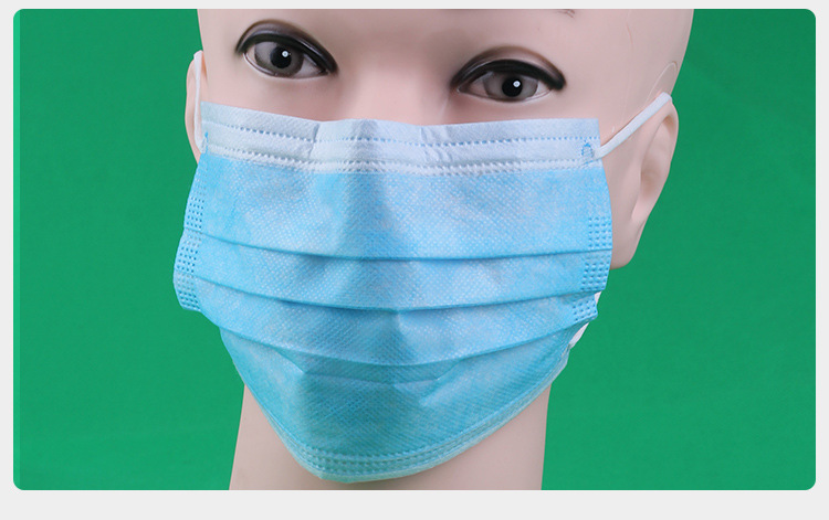 厂家直销一次性加厚医用口罩防尘无纺布口罩三层过滤棉口罩可批发