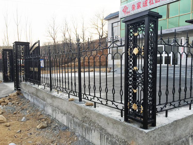 铁栅栏铸铁围墙铁艺围栏玛钢护栏铸铁护栏别墅围墙铸铁防护栏杆