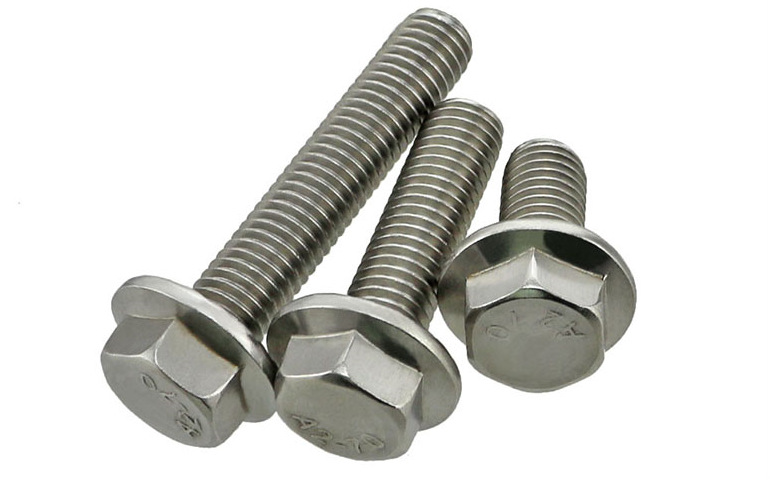 厂家现货供应应不锈钢法兰螺栓 防松螺丝 螺丝温州不锈钢螺丝 304