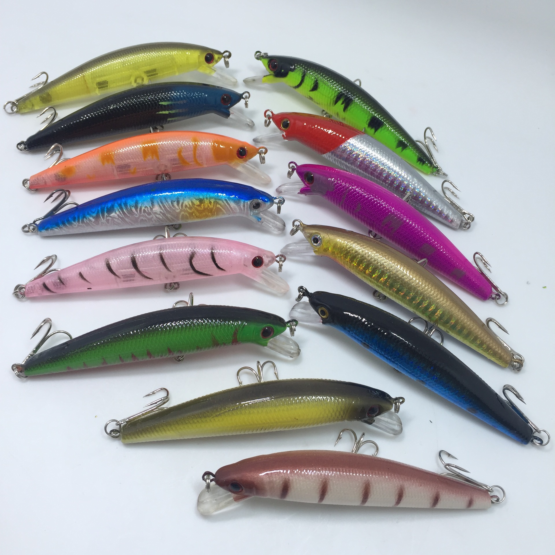 翘嘴鳜鱼!淡水路亚饵米诺10克100mm远投悬浮缓沉水面夜光假饵