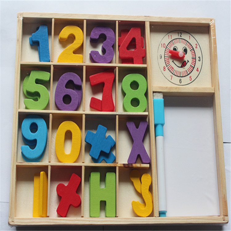 木制玩具圆形数字棒组合 数数棒幼儿园教具 宝宝幼儿童益智商品