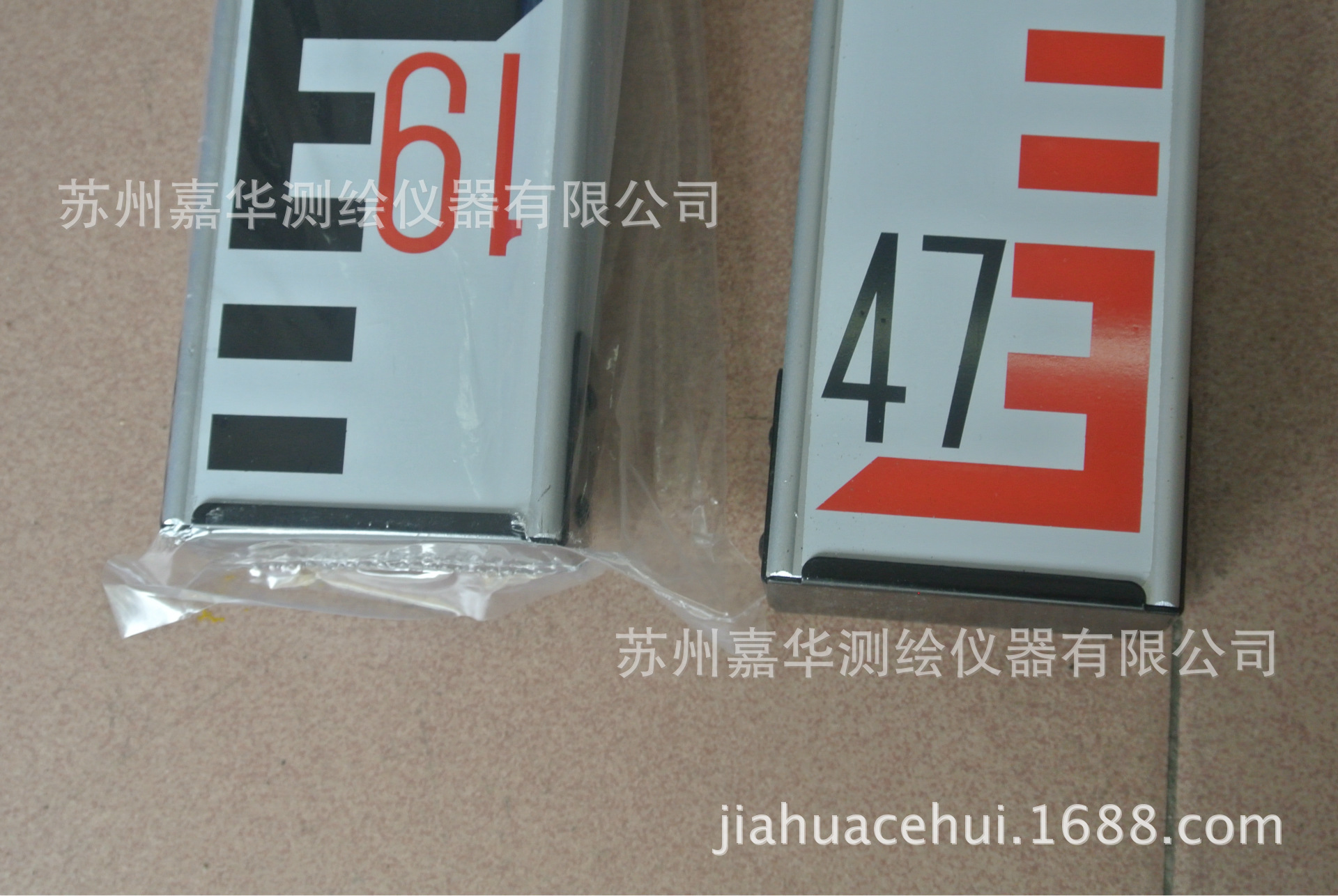 红黑尺2米板尺2m沉降尺双面尺沉降观测尺