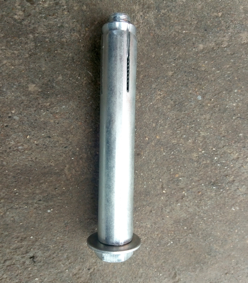 车轮定位器 橡胶定位器用内膨胀平头规格:10x80mm名称:膨胀螺丝(水泥