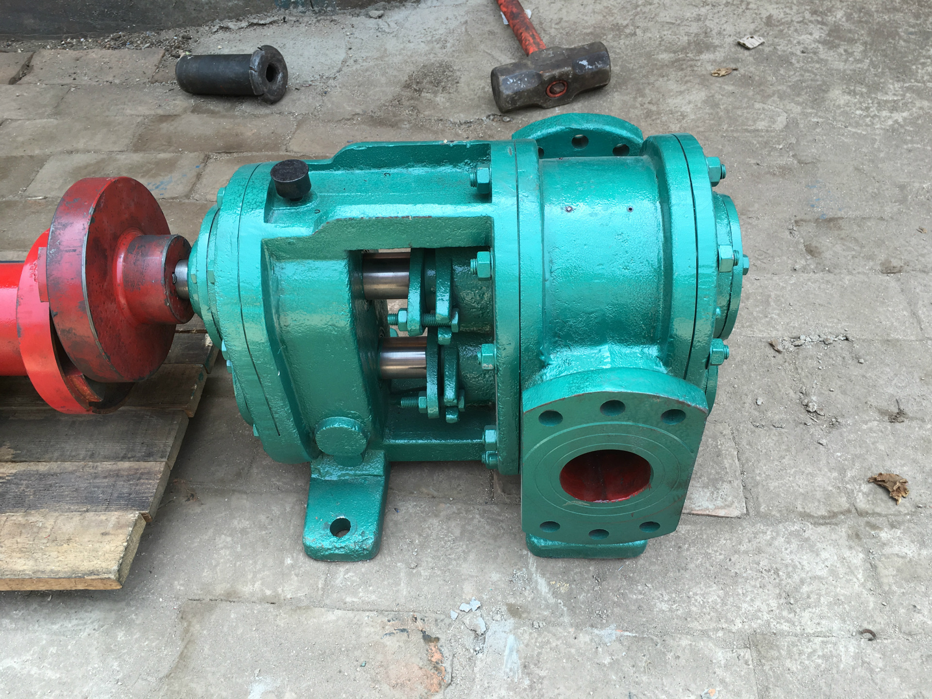 厂家直销lc-10m3高粘度罗茨泵 卧式电动齿轮泵 皮带轮齿轮油泵