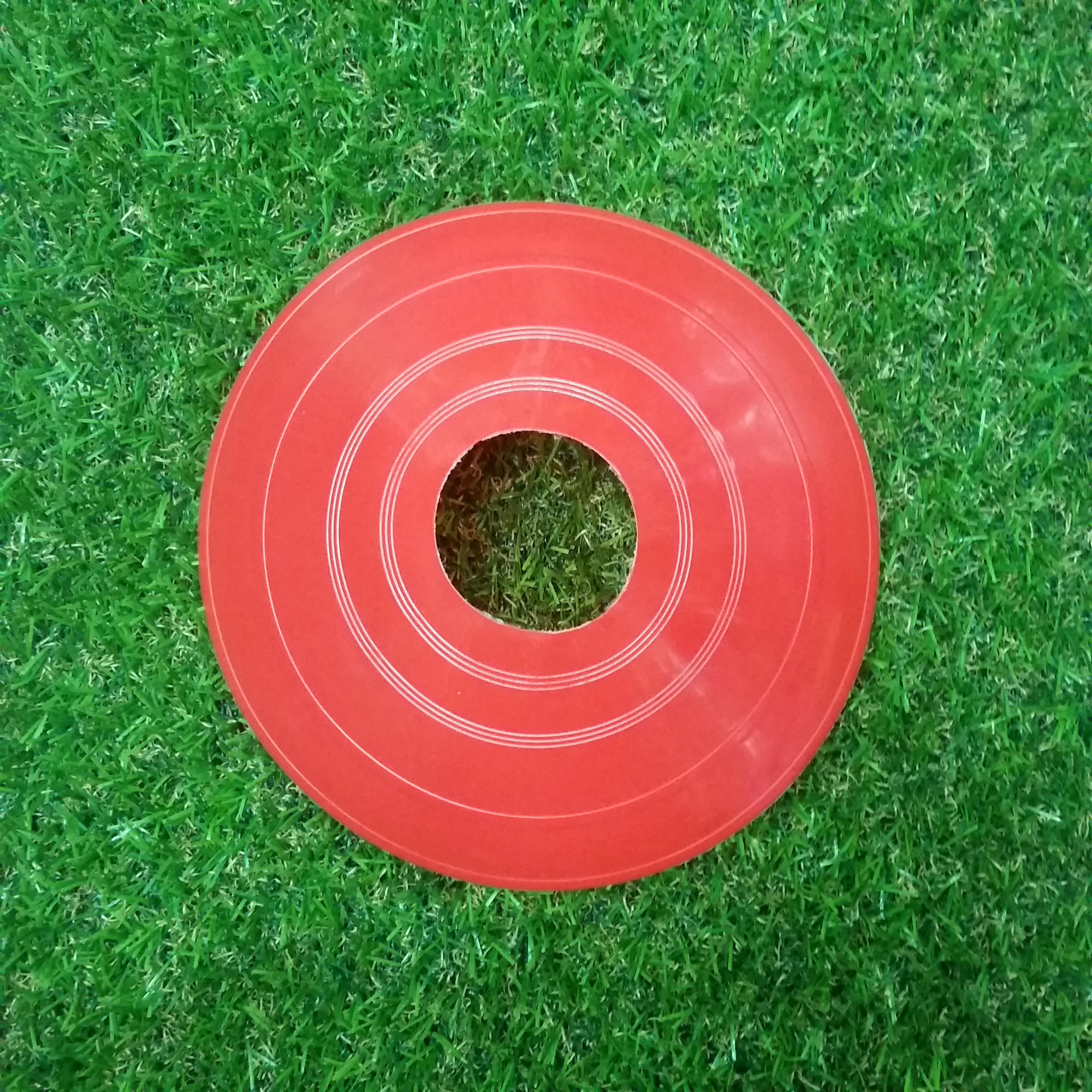 足球圆口标志碟标志盘障碍物足球训练标志桶