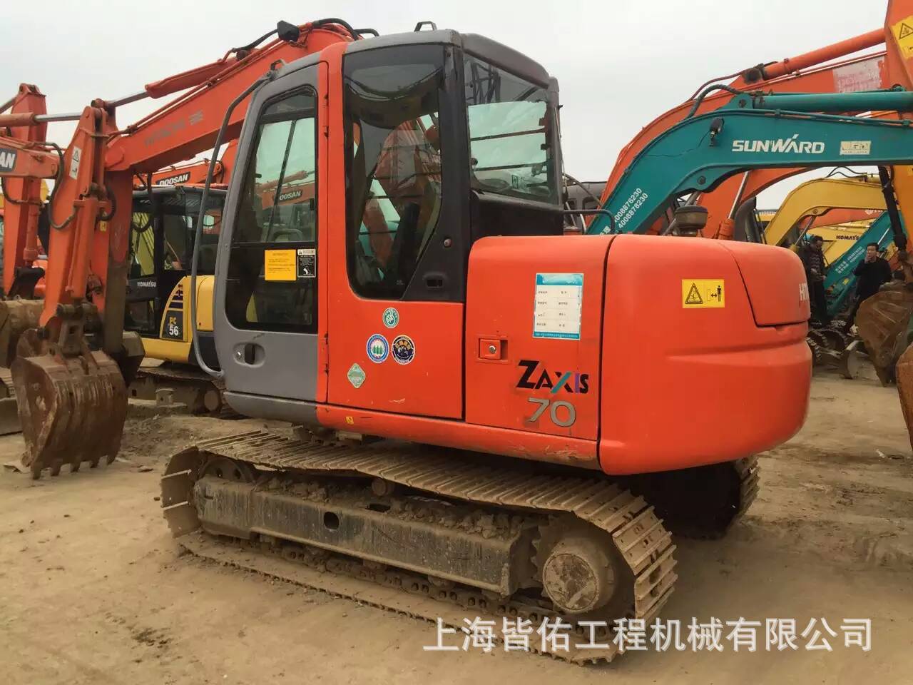 正品行货 二手小松PC60挖掘机 二手日立ZX70挖沟机