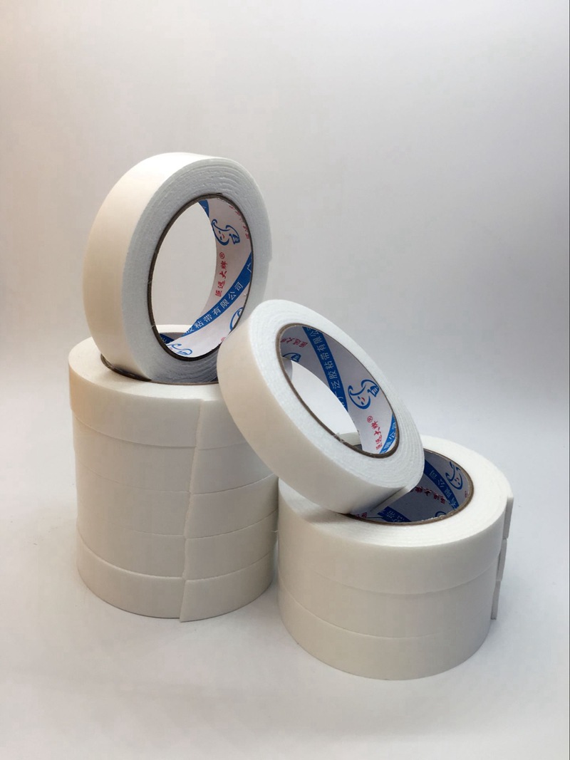 厂家直销高粘泡棉胶带 宽2.4cm*3mpe海棉封装打包双面胶带批发