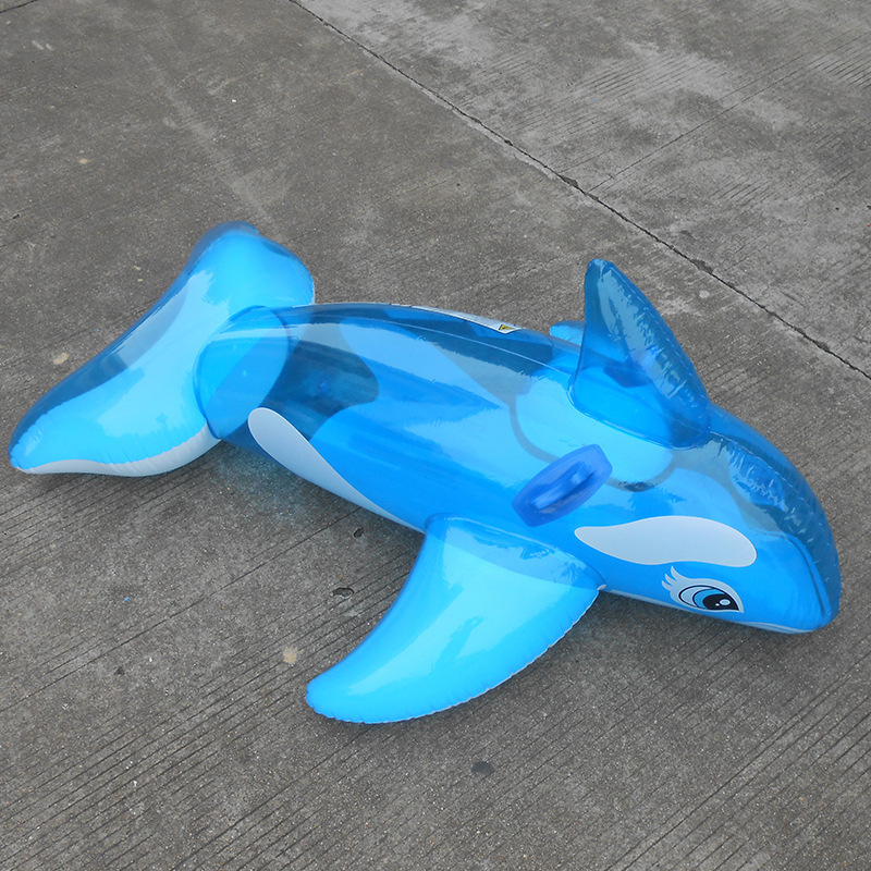 专业设计制作pvc充气海豚 充气儿童坐骑 充气动物座骑 pvc充气