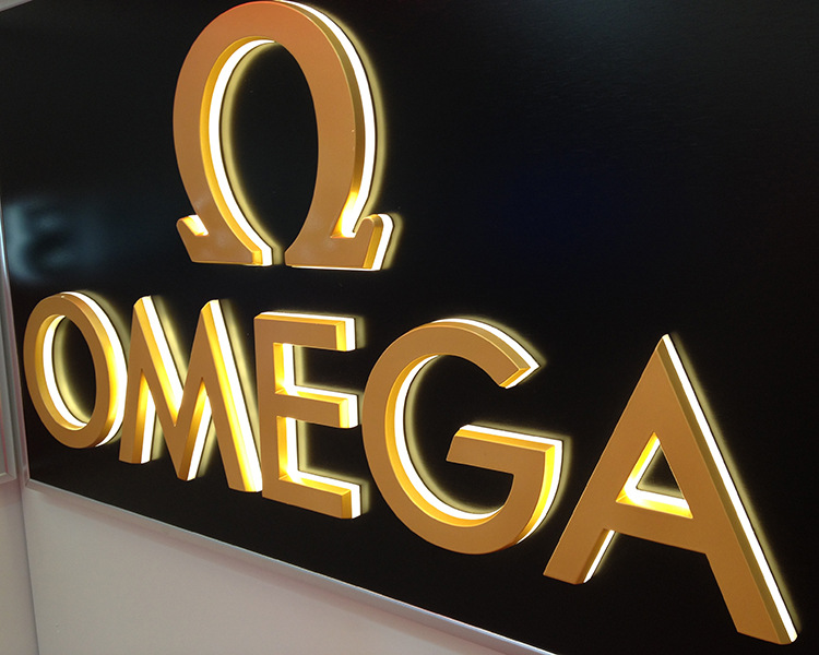 led门头发光字 直销不锈钢材质店铺门头