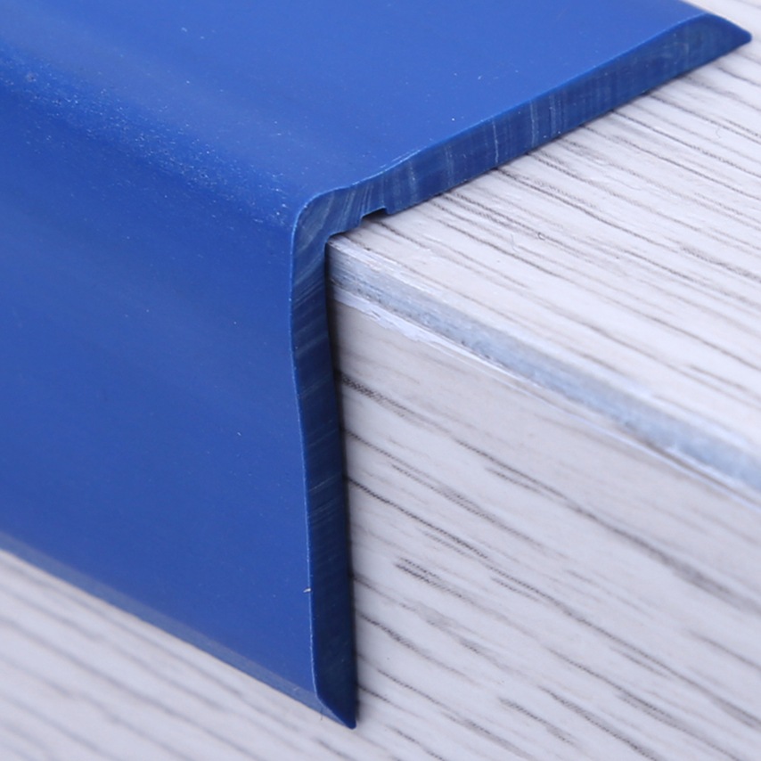 幼儿园防撞护墙角柱子软包边条护角条l形保护条pvc软质阳角线厂家