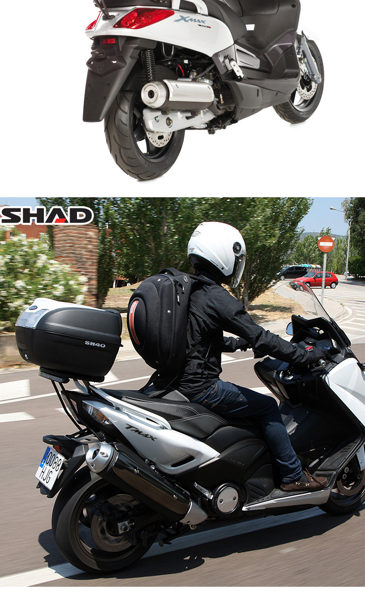 shad夏德骊驰gw250摩托车尾箱sh40快拆尾箱比亚乔黄龙摩旅
