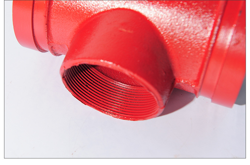 沟槽丝接异径三通沟槽异径三通正三通山西太谷波英镀锌消防管件