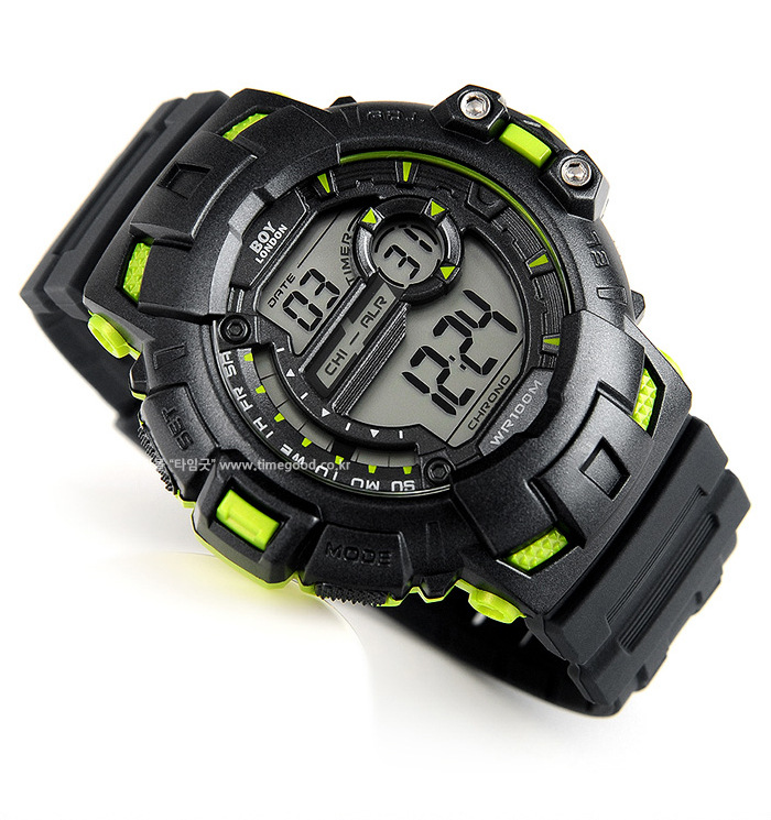 boy london电子表男运动潮流户外防水青少年手表