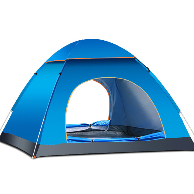 Mianbaoshu Beach Tent Outdoor Automatic Quickly Open Outdoor Camping Tent 3-4 People Folding Camping Supplies