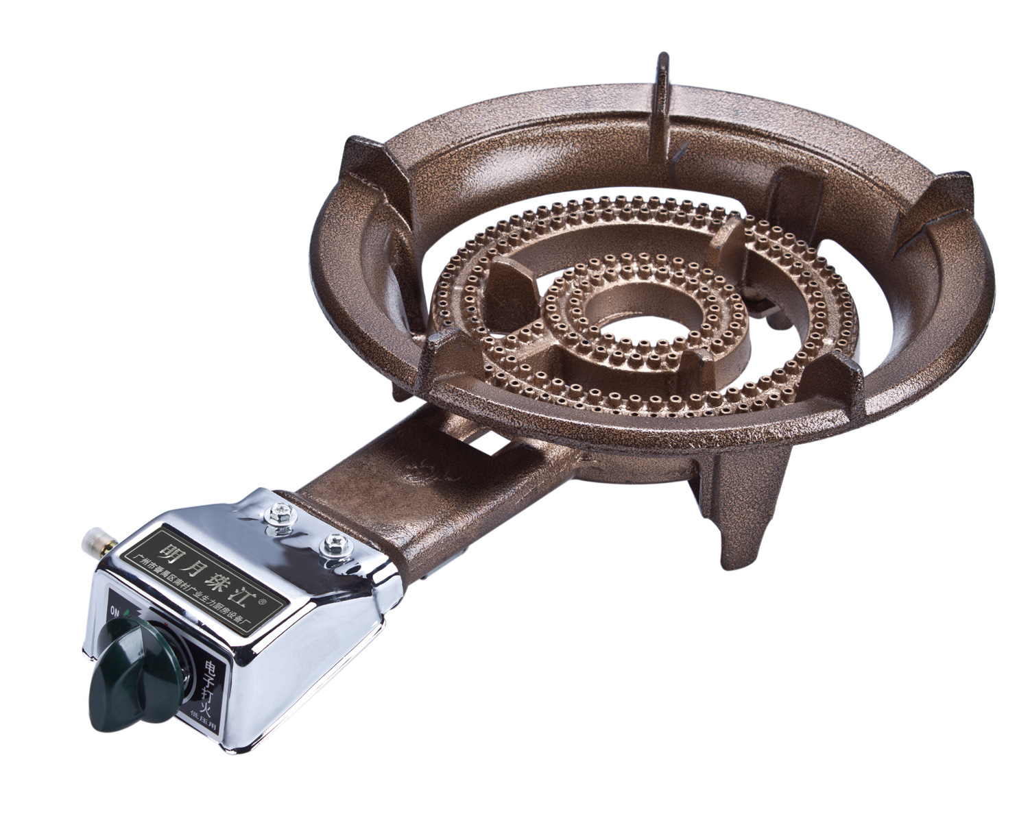 明月珠江牌 金色短柄31b猛火炉 铸铁炉,猛火炉,爆炒炉,家用炉