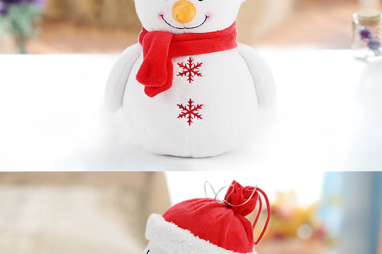 2016圣诞雪人公仔毛绒玩具来图来样定制批发礼品挂件玩偶厂家直销