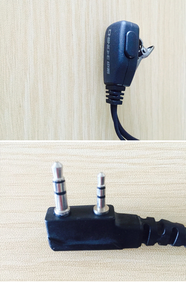 批发中诺对讲机耳机6a/1c/2a/2c通用版耳塞 耳机 k头