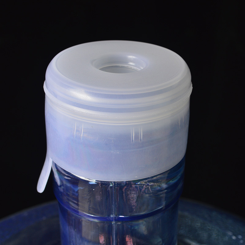 桶装水桶盖纯净水桶盖矿泉水瓶盖一次性塑料蓝色带贴膜桶盖