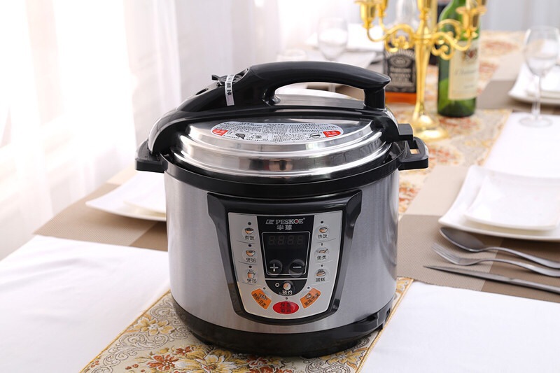 会销礼品批发厂家直销微电脑5l半球电压力锅礼品压力锅