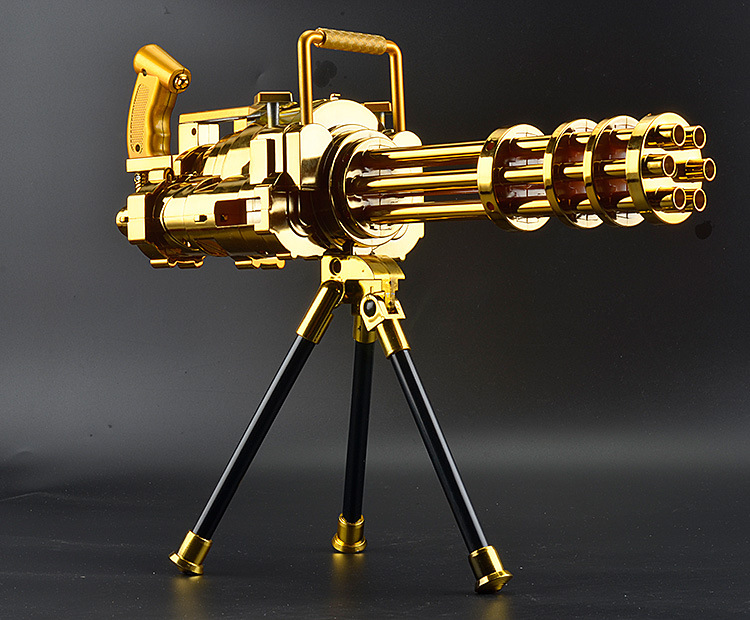 男孩儿童玩具枪迷你加特林水弹枪电动连发机关枪cs对战枪yj.