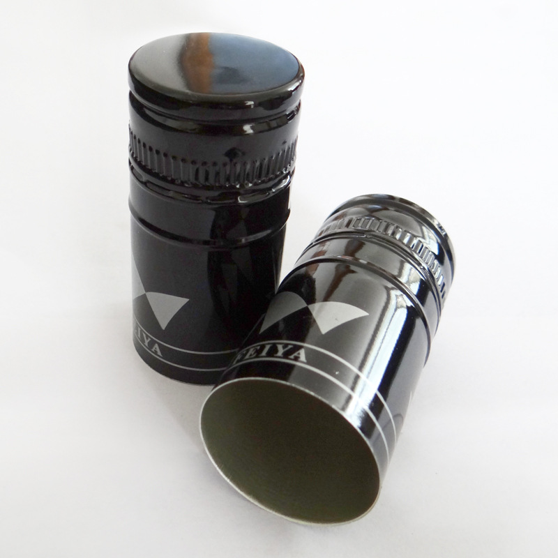 生产大量 扭断式螺纹金属铝盖 高档红酒瓶瓶盖 酒瓶盖