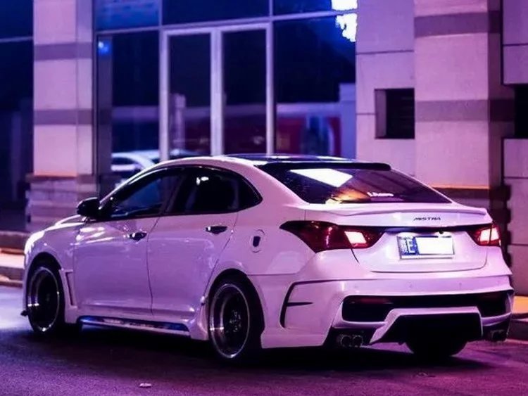 2017款现代名图大包围 新名图包围名图改装前杠后杠侧裙机盖尾翼