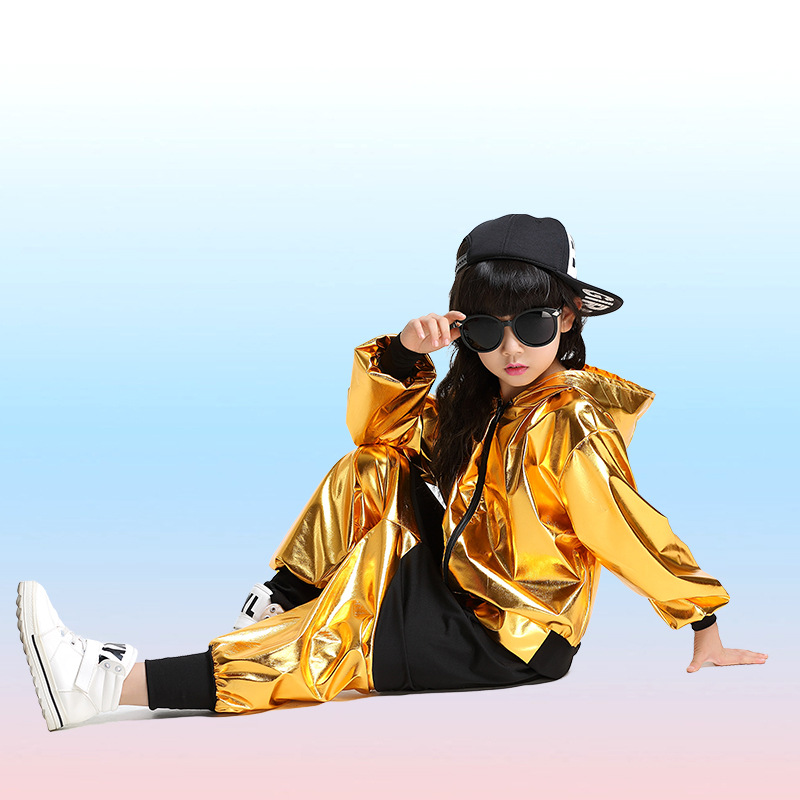 儿童演出服男女童现代舞服装长袖舞蹈服少儿