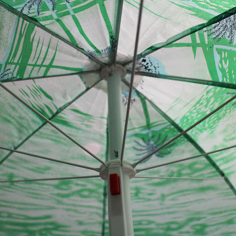 Beach Umbrella 8-Bone Straight Rod Big Umbrella Oxford Cloth Rain-Proof Sunscreen Long Handle Fishing Umbrella Foreign Trade Printing Logo Sun Umbrella
