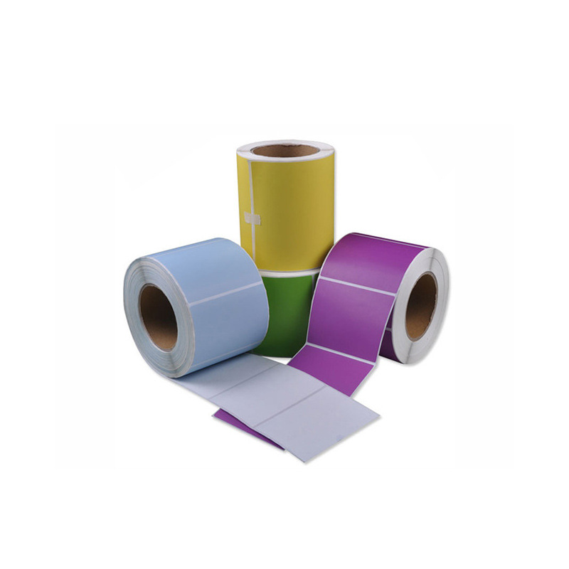 铜版纸批发 铜板纸不干胶 染色铜板纸打印 长方形不干胶标签