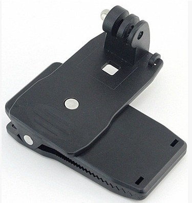 sjcam户外运动摄像机通用大力夹/背夹hero4/3 可旋转多功能背包夹