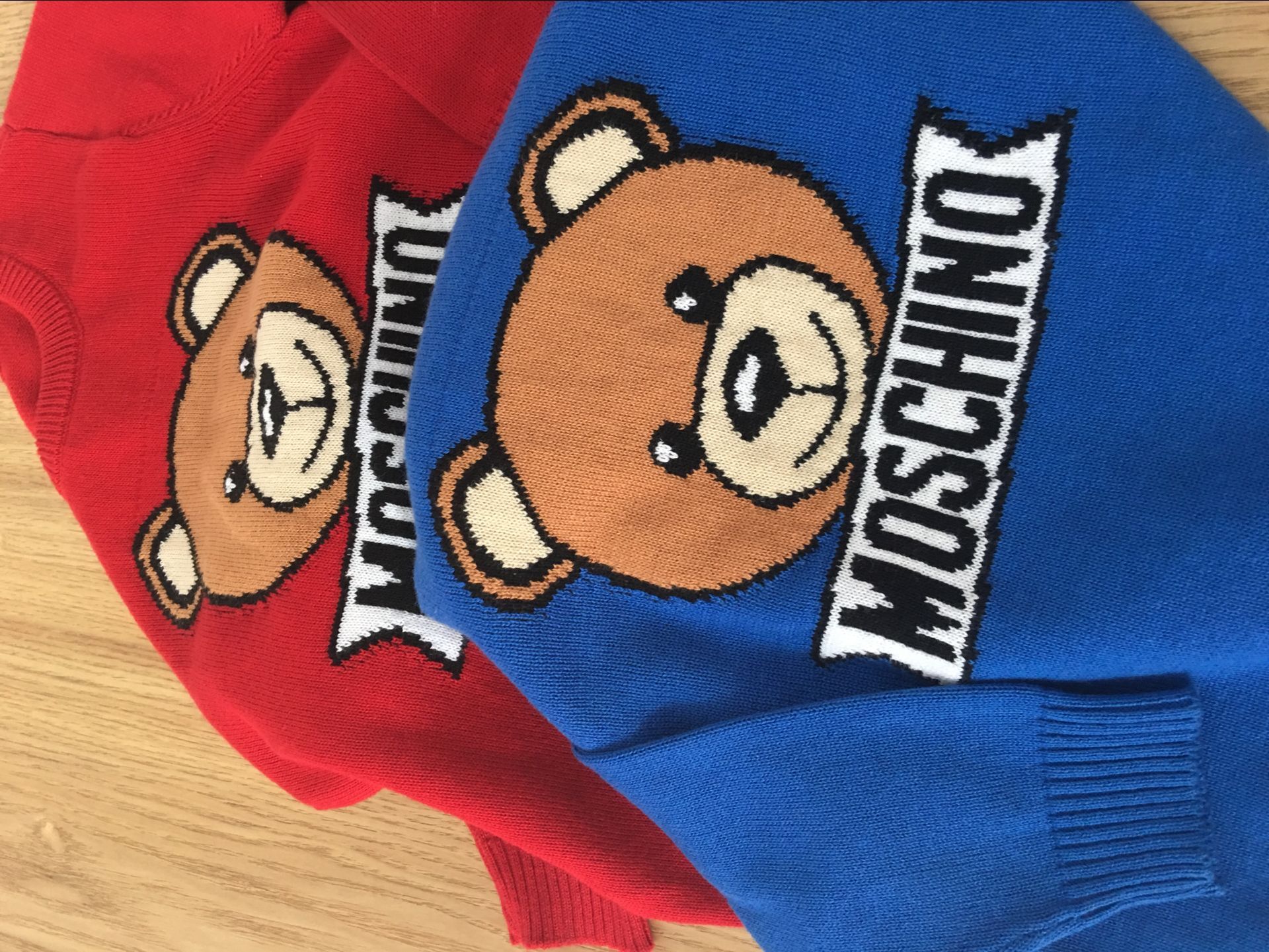 意大利 男女童 熊头 毛衣 16秋冬童