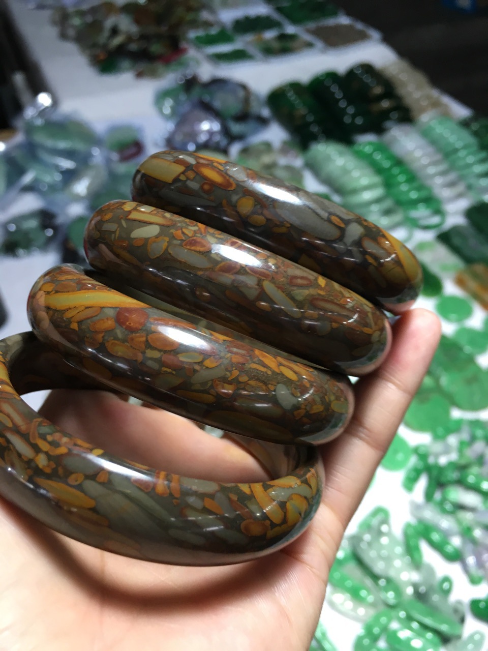 女娲石手镯手镯批发