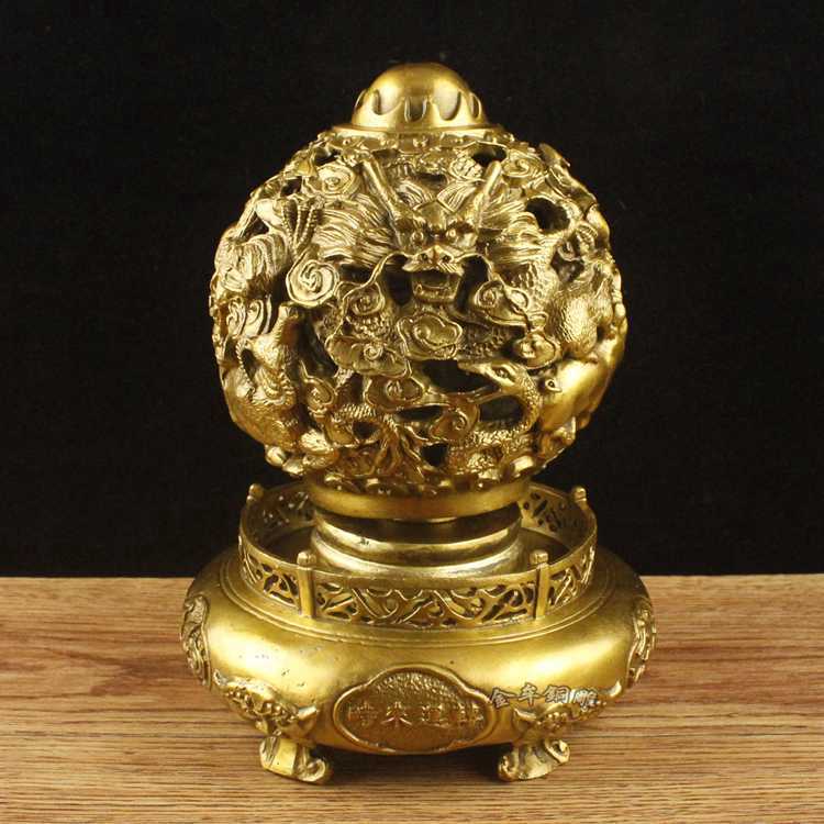铜十二生肖鼎 九转乾坤鼎 大号鼎高23公分工艺品礼品摆件