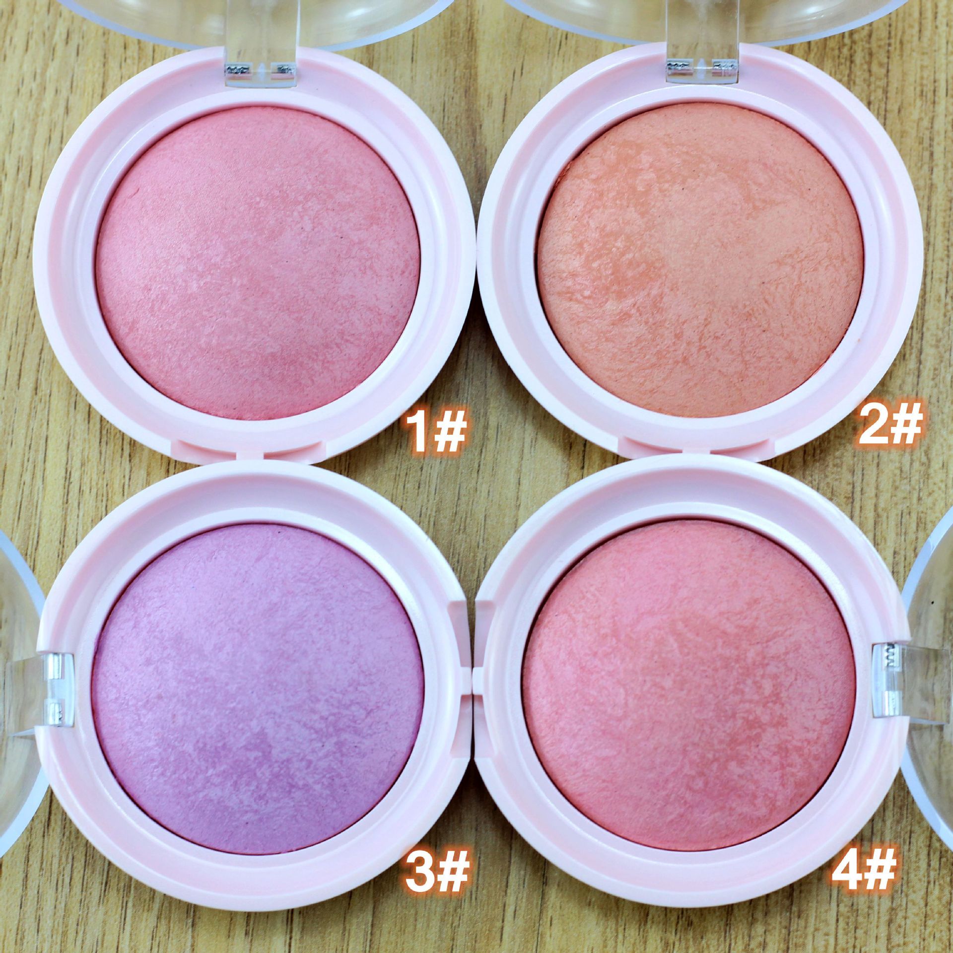 诗佩妮花漾润色气质腮红无暇冰淇淋多色烤粉腮红胭脂彩妆批发