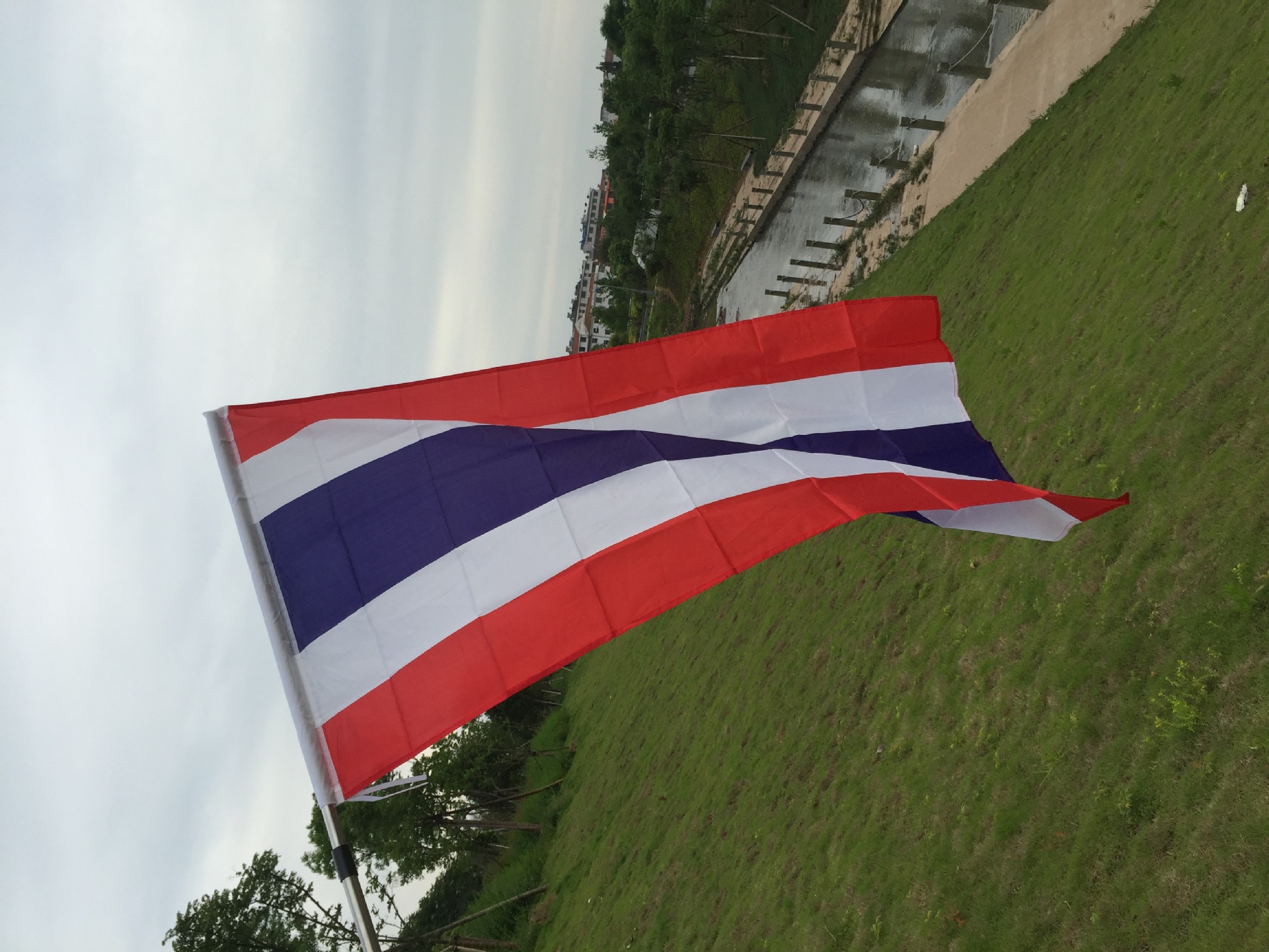 东盟现货小额批发四号国旗90150cm泰国国旗4号涤纶高档旗帜