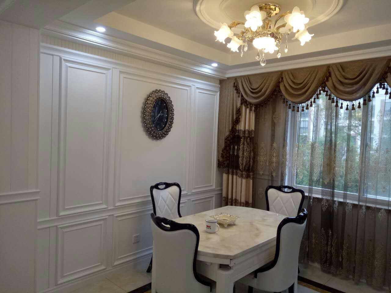 白色欧式风格护墙板 e0级木塑墙板 快装墙板