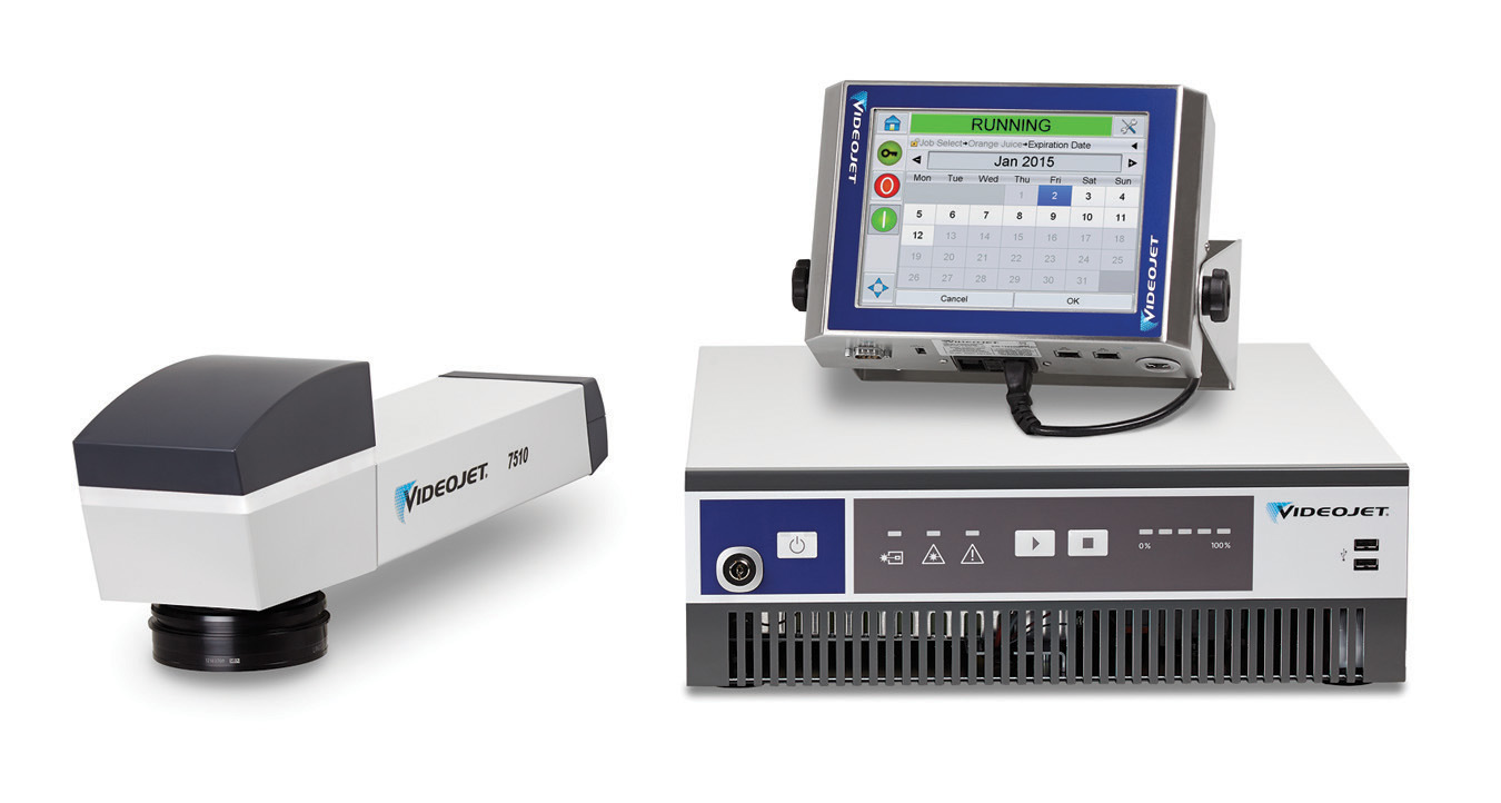 光纤激光打标机伟迪捷videojet50瓦7510激光打码机流水线喷码机