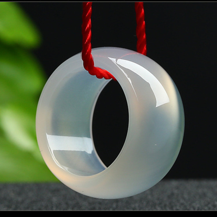 男女款宽版玉戒指两用玉饰品吊坠礼品批发 - 珠宝首饰批发交易网