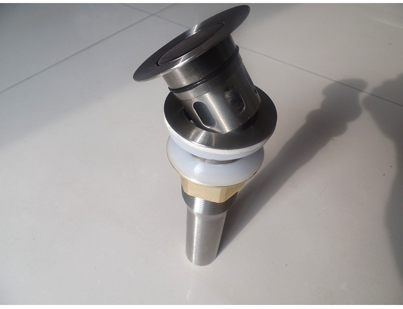 直销不锈钢下提拉式水器 优质水槽面盆防堵防臭下水管 下水器