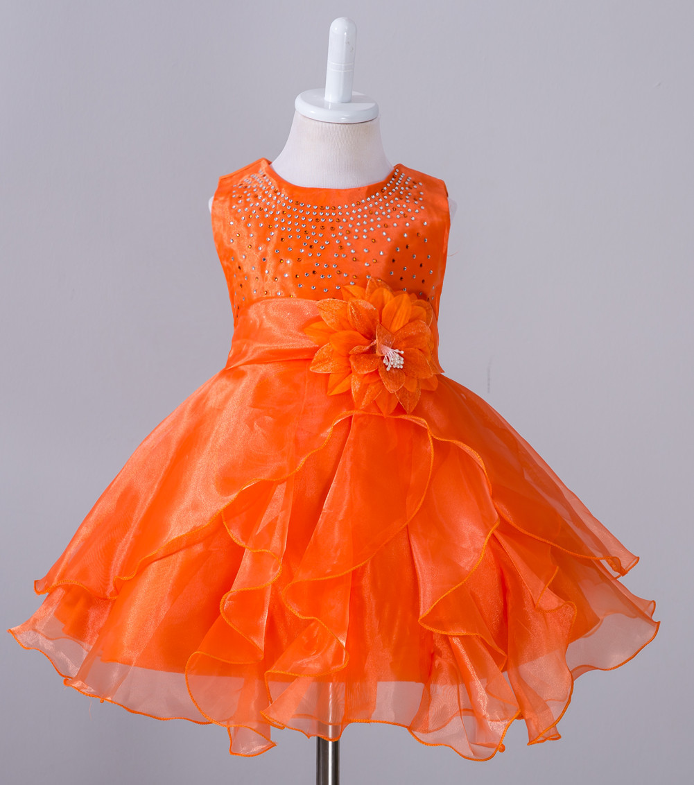 女童春夏连衣裙儿童公主裙韩版婴儿摄影礼服花童婚纱蓬蓬裙现货