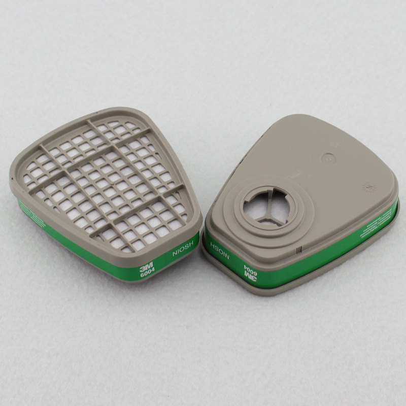 3m 6004氨气 甲胺滤毒盒 过滤盒 配面具使用 1对装