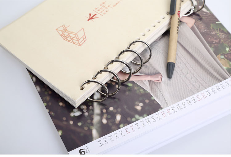 现货批发 2寸活页书圈文具装订圈 小礼品装饰挂环 手工相册卡圈