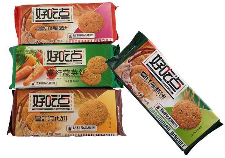 达利园 好吃点 148克甄好曲奇饼干高纤