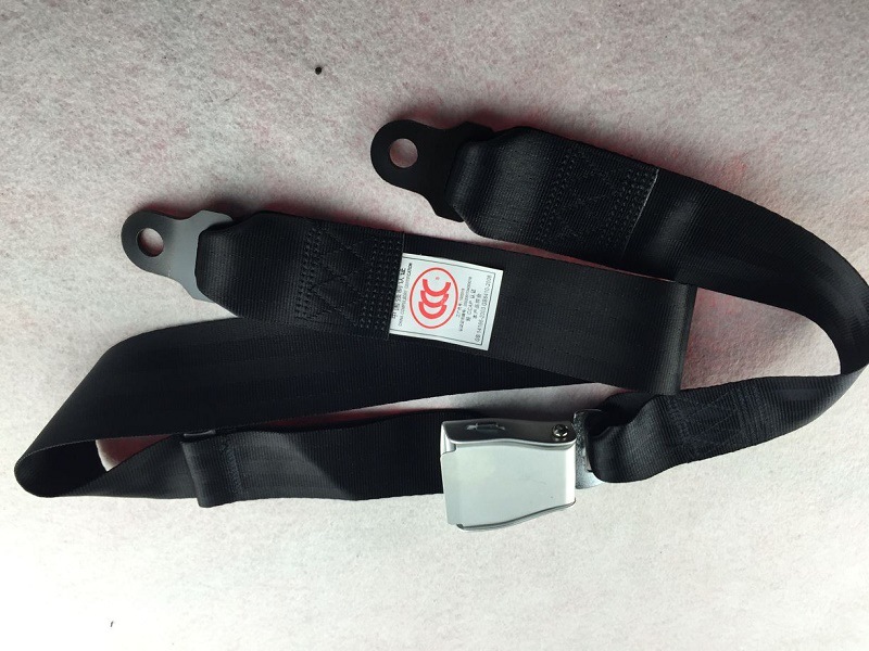 铝合金飞机两点式安全带 游乐设备二点式安全带 金属飞机安全带-阿里