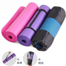 健身垫初学者NBR瑜伽垫厂家批发10mm平板支撑垫瑜珈垫 安全