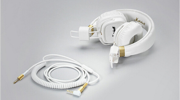 马歇尔marshall majorii二代升级版盒装耳机 大马勺监听dj耳机