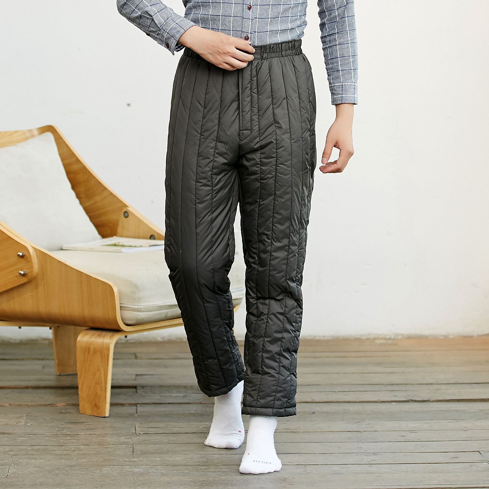 杉宣新款男士羽绒棉裤 男款裤 冬款保暖裤 加厚加肥 休闲裤8608